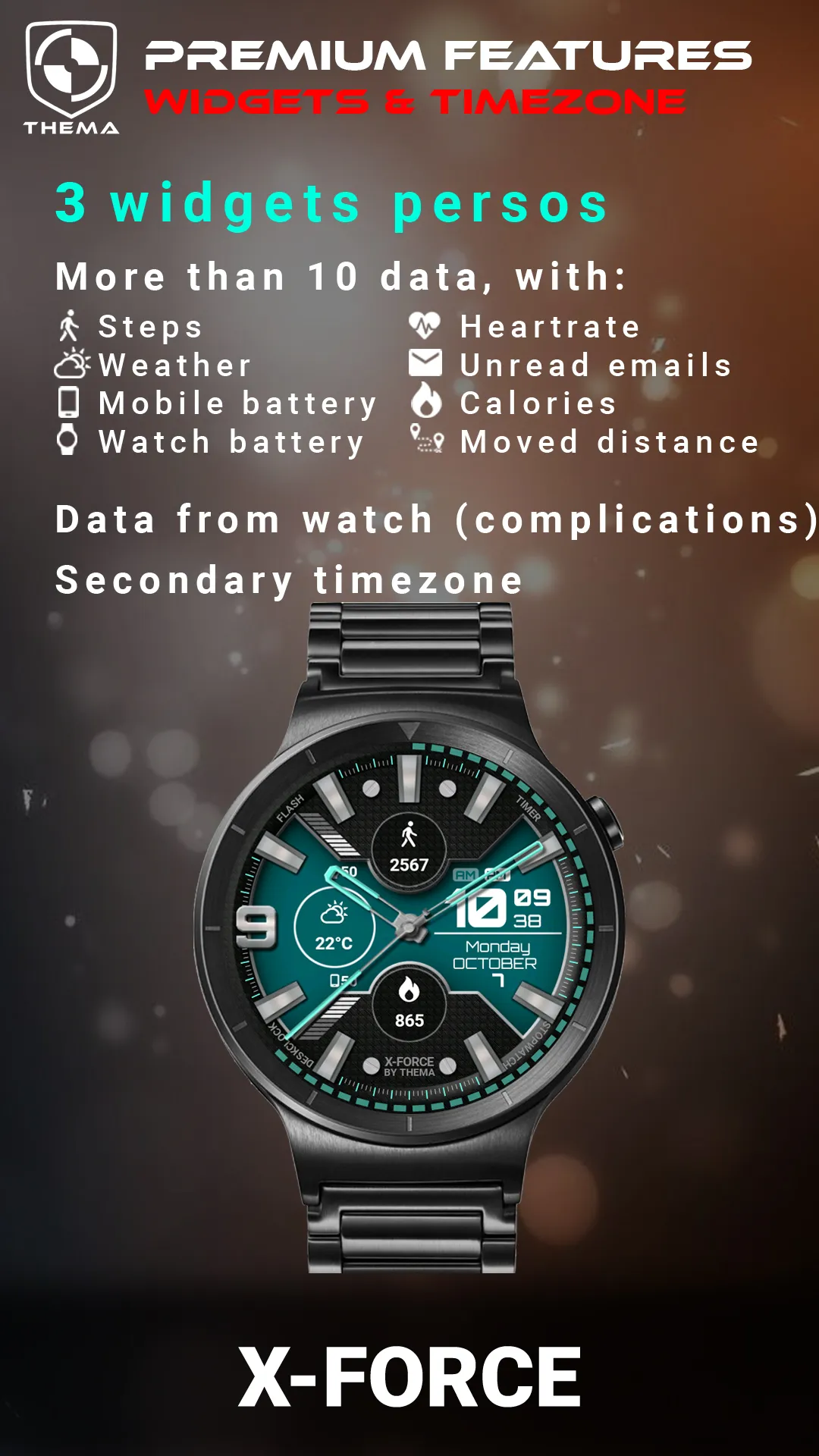 X-Force Watch Face | Indus Appstore | Screenshot