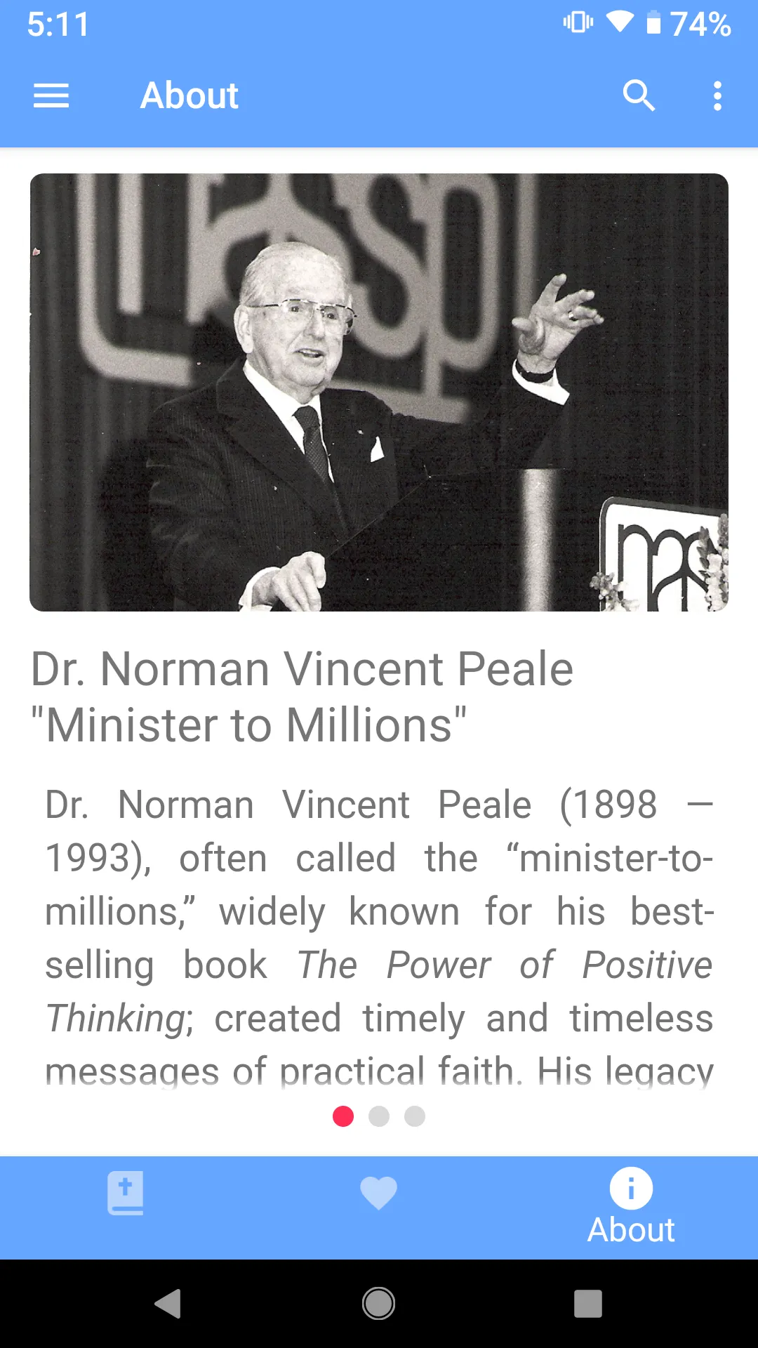 The Sermons of Dr. Peale | Indus Appstore | Screenshot