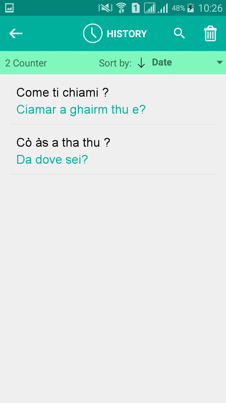 Scots Gaelic Italian Dict | Indus Appstore | Screenshot