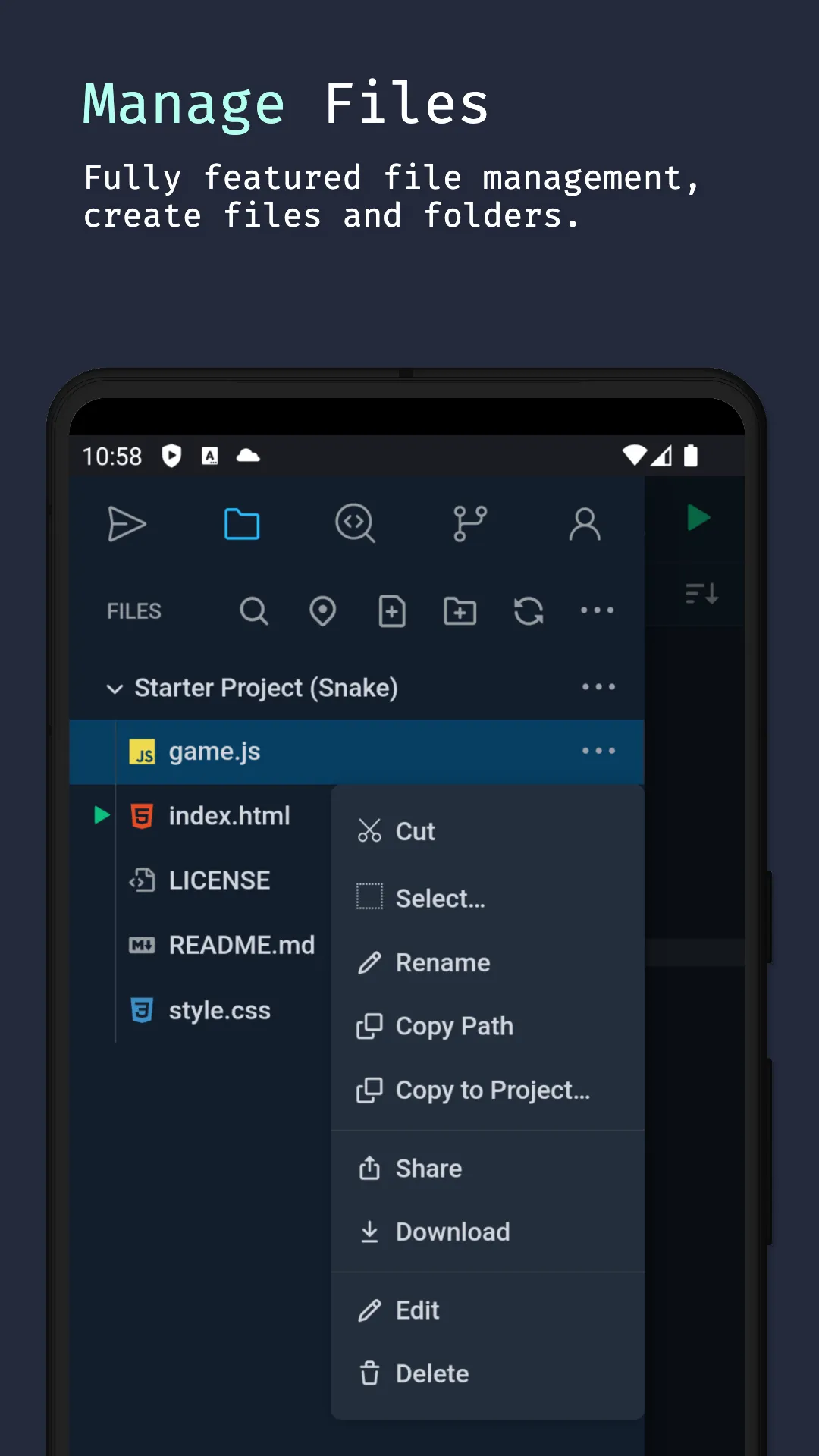 Spck Editor / Git Client | Indus Appstore | Screenshot
