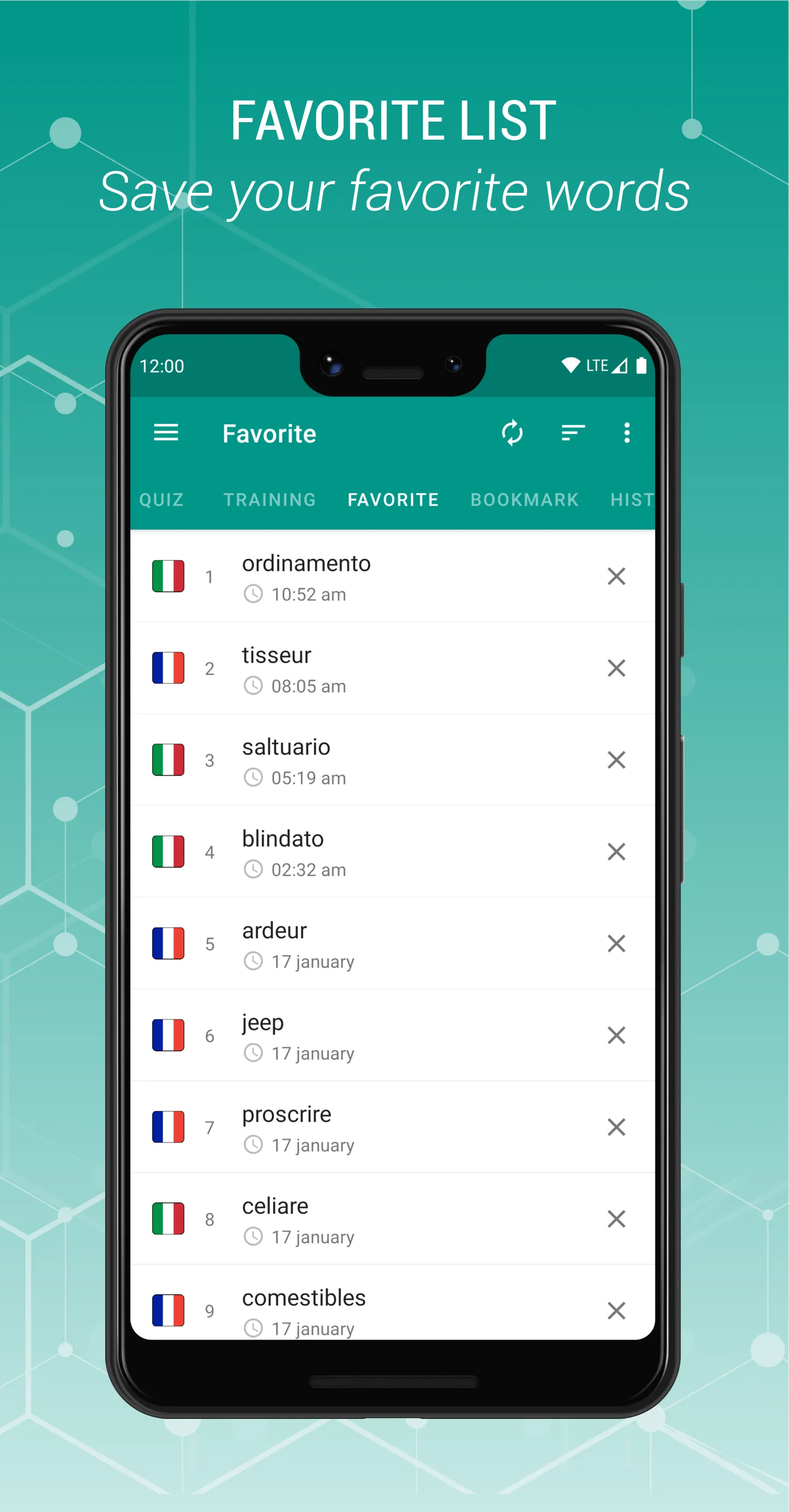 French-Italian dictionary | Indus Appstore | Screenshot