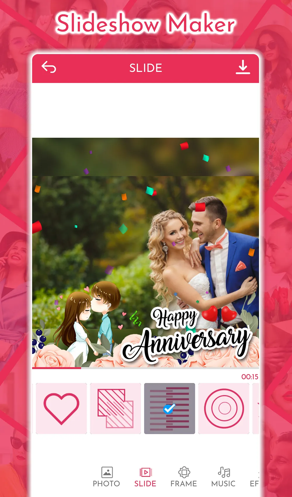 Anniversary Video Maker | Indus Appstore | Screenshot