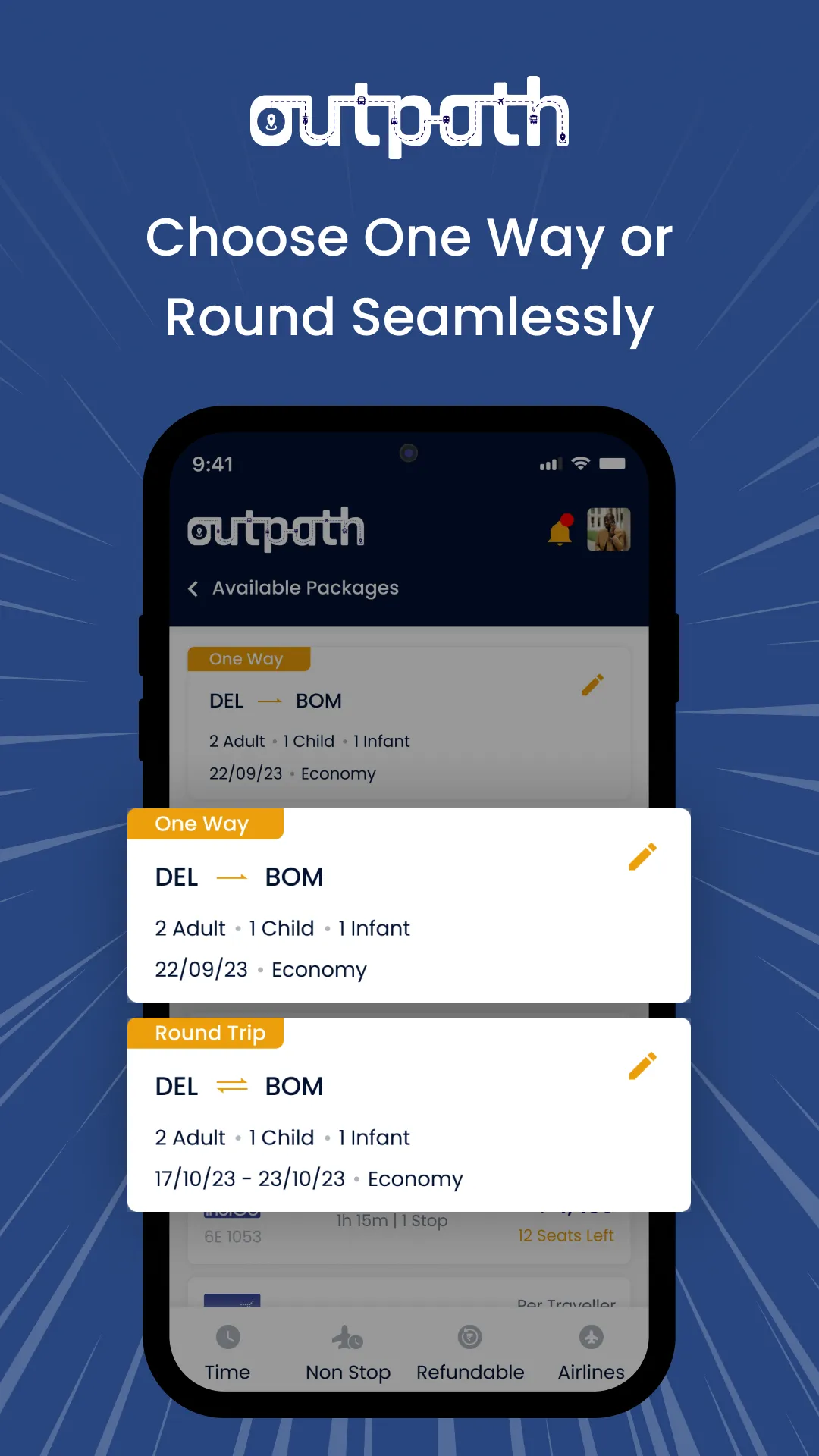 Outpath All In One Booking App | Indus Appstore | Screenshot