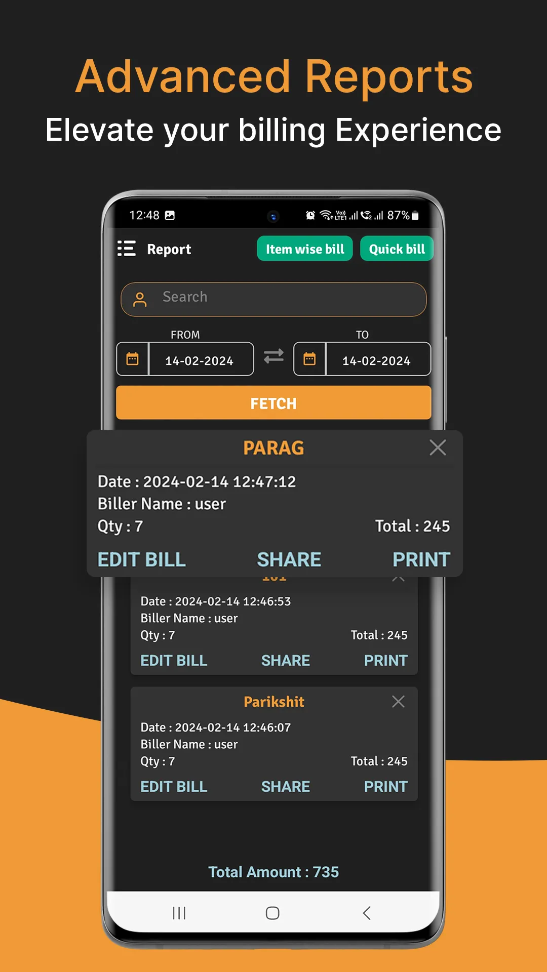 Asli Bill - Quick Billing App | Indus Appstore | Screenshot