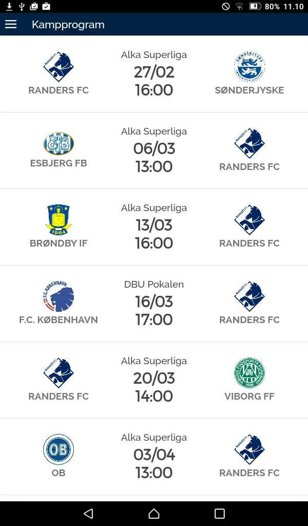 Randers FC | Indus Appstore | Screenshot