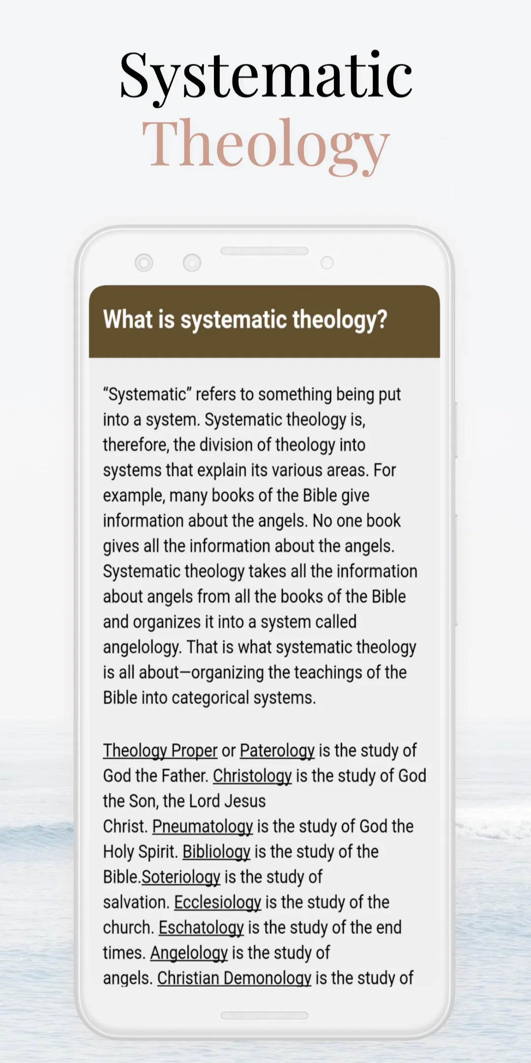 Systematic theology Bible | Indus Appstore | Screenshot