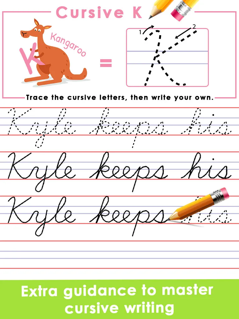 Learn Cursive Writing for Kids | Indus Appstore | Screenshot