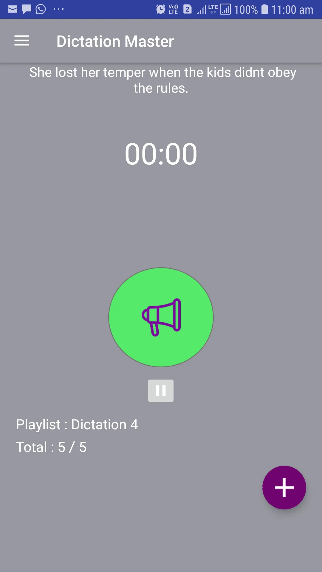 Dictation Master | Indus Appstore | Screenshot