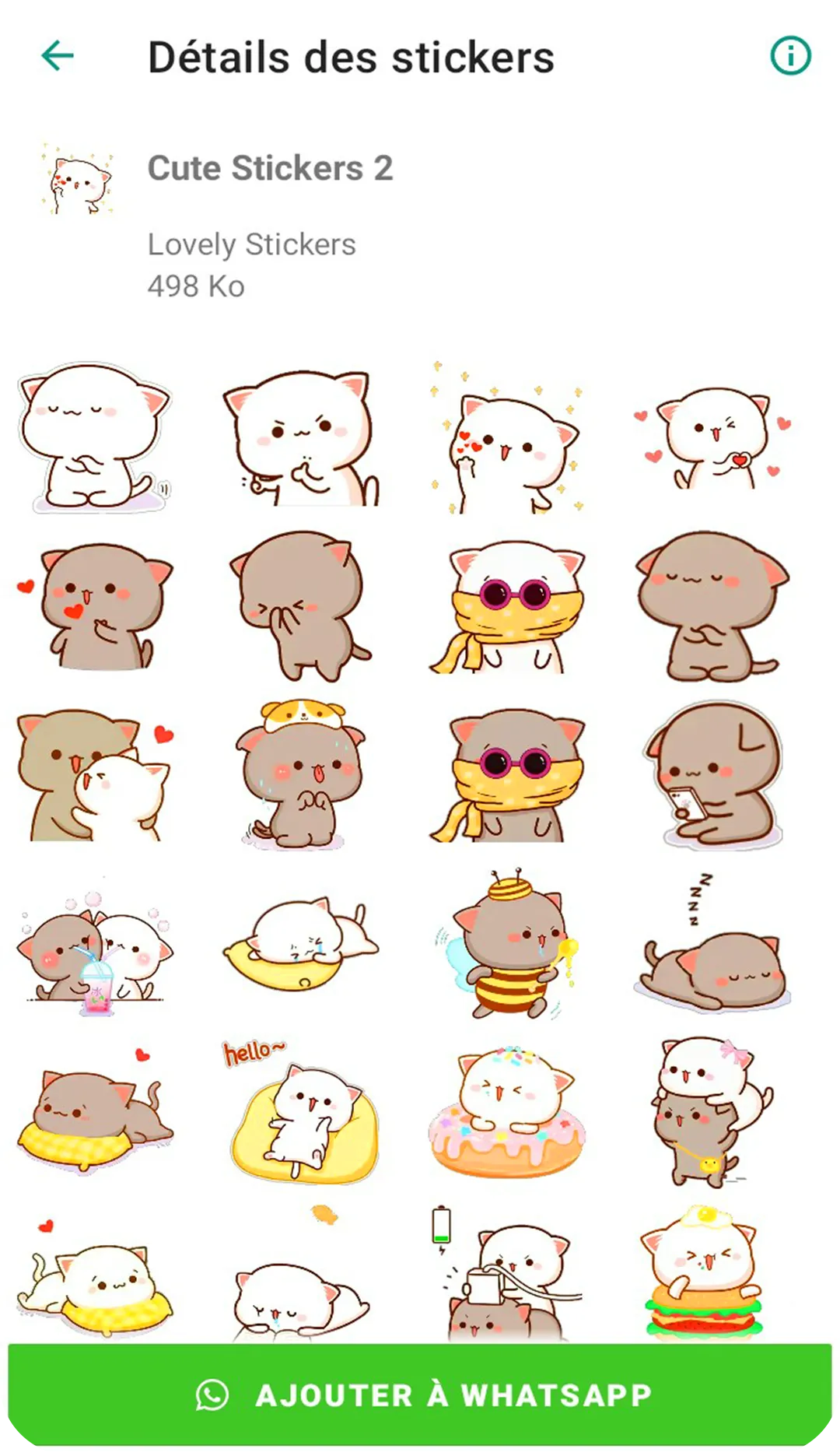 Cute Mochi Sticker - WASticker | Indus Appstore | Screenshot