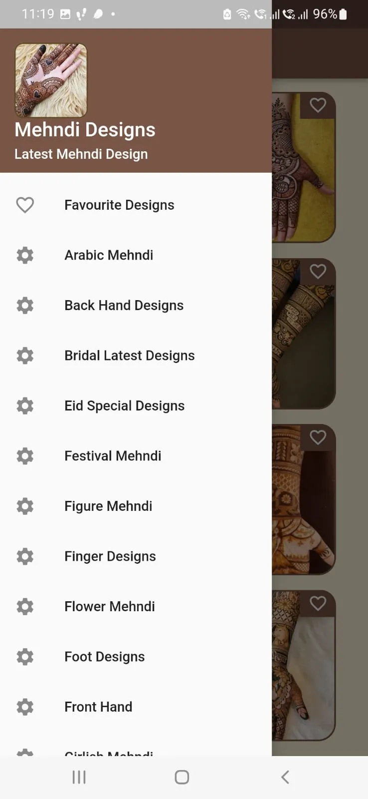 Mehandi Design Offline | Indus Appstore | Screenshot