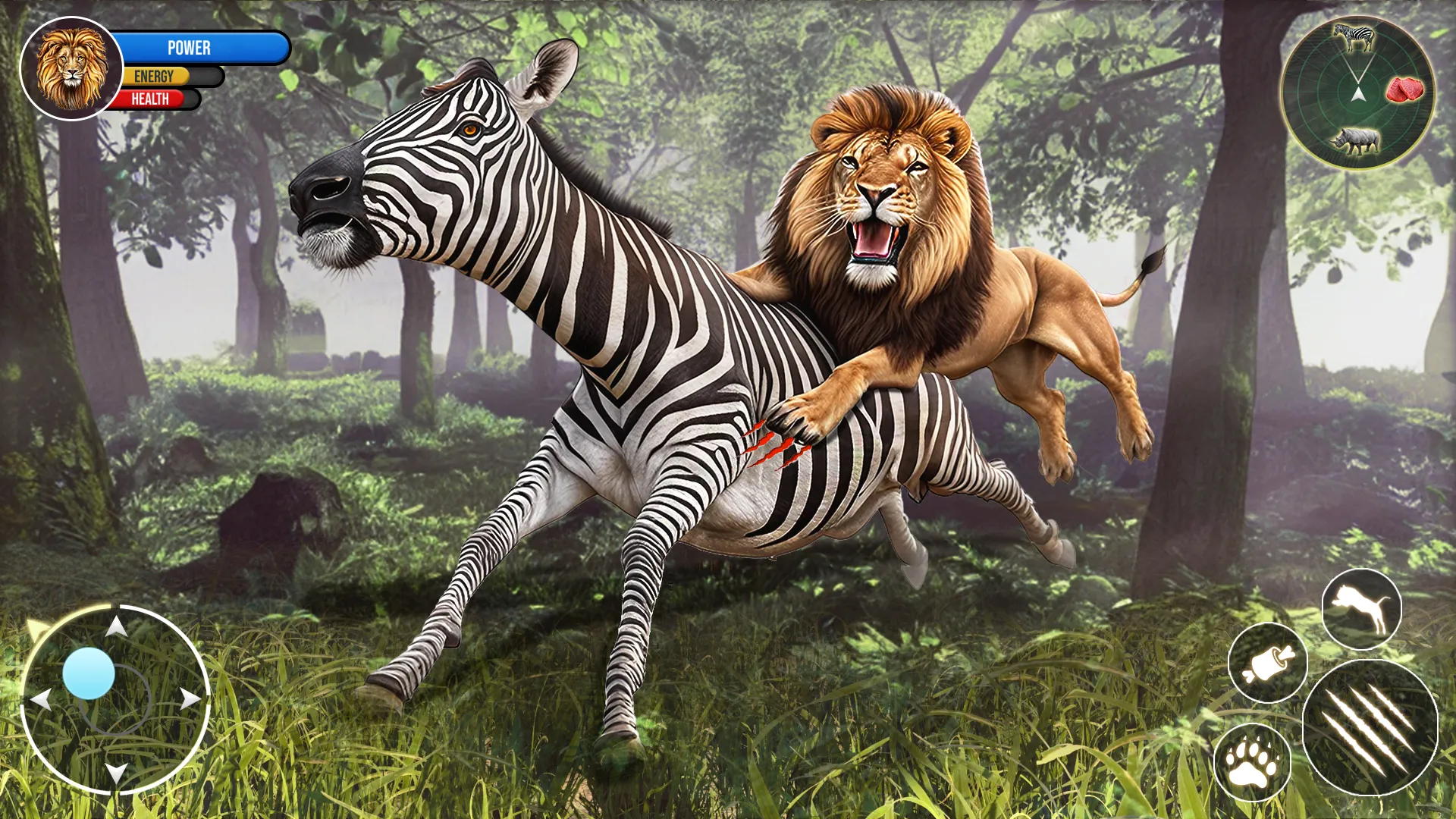 Lion Simulator Wild Animal 3D | Indus Appstore | Screenshot