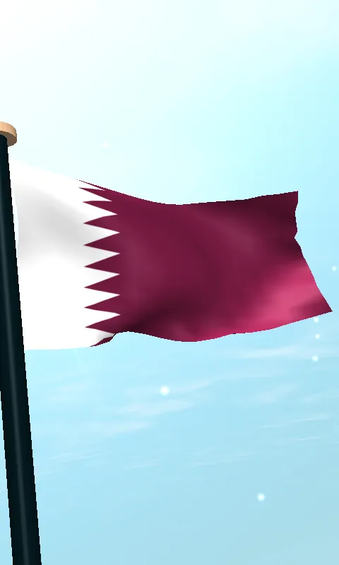 Qatar Flag 3D Free Wallpaper | Indus Appstore | Screenshot