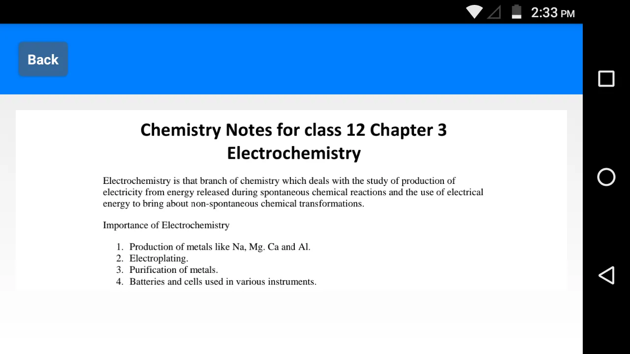 Class 12 Chemistry Notes | Indus Appstore | Screenshot