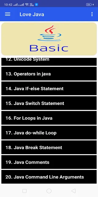 Java For Beginners | Indus Appstore | Screenshot