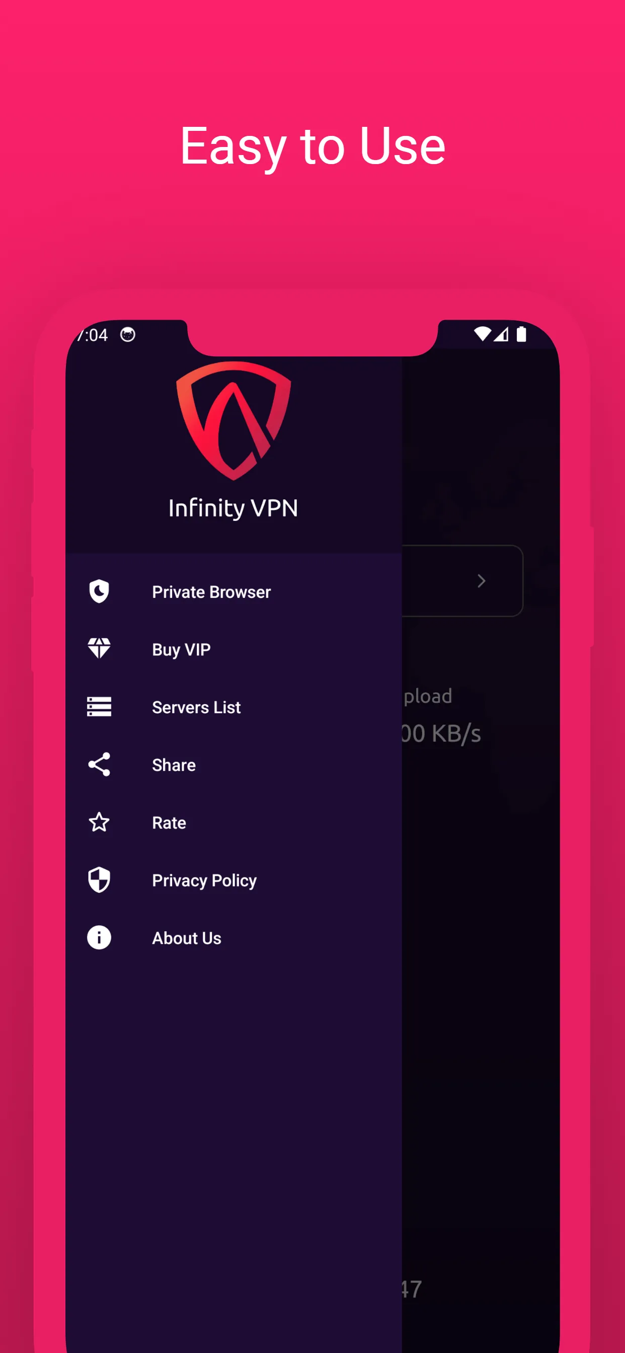 Infinity VPN - Fast, Secure | Indus Appstore | Screenshot
