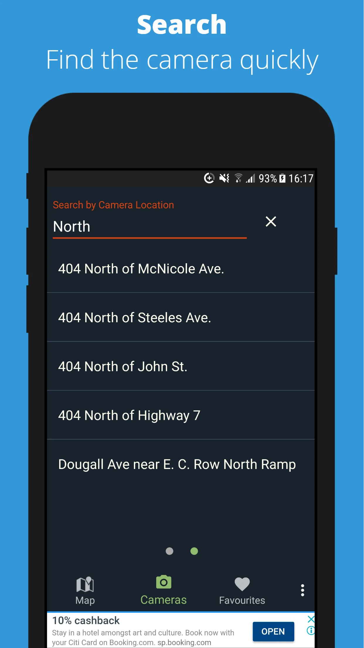 Ontario Traffic Cameras | Indus Appstore | Screenshot