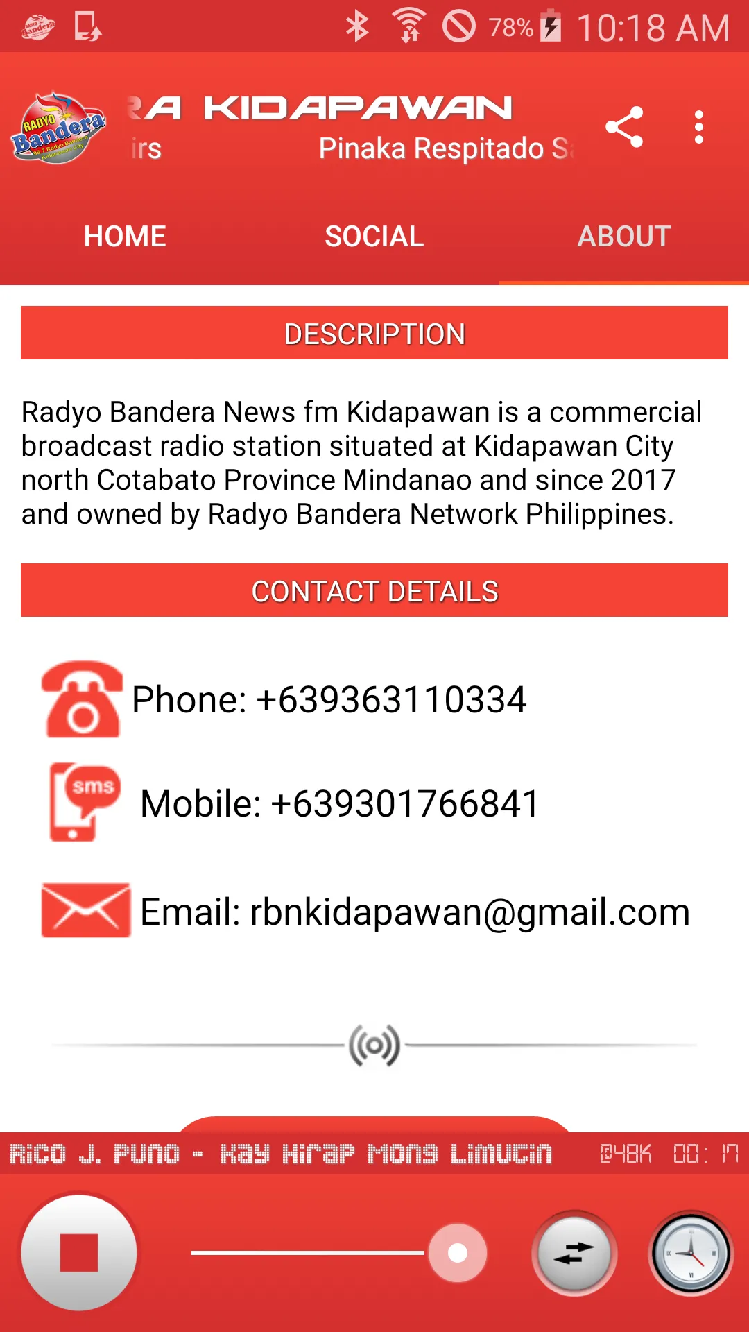 96.7 RADYO BANDERA NEWS FM KID | Indus Appstore | Screenshot