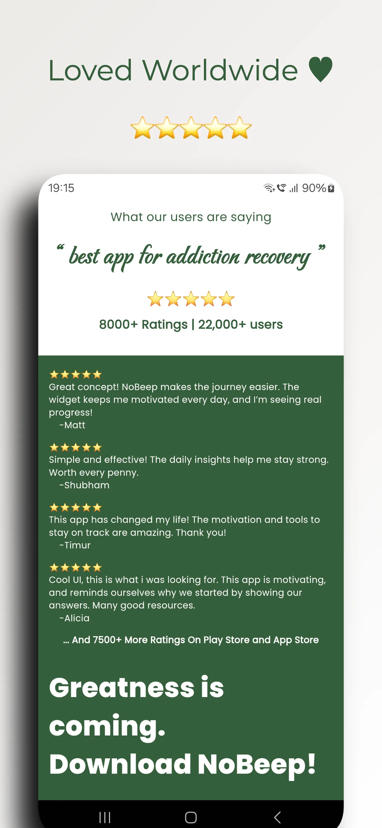 NoBeep: Quit Fap | Quit Porn | Indus Appstore | Screenshot