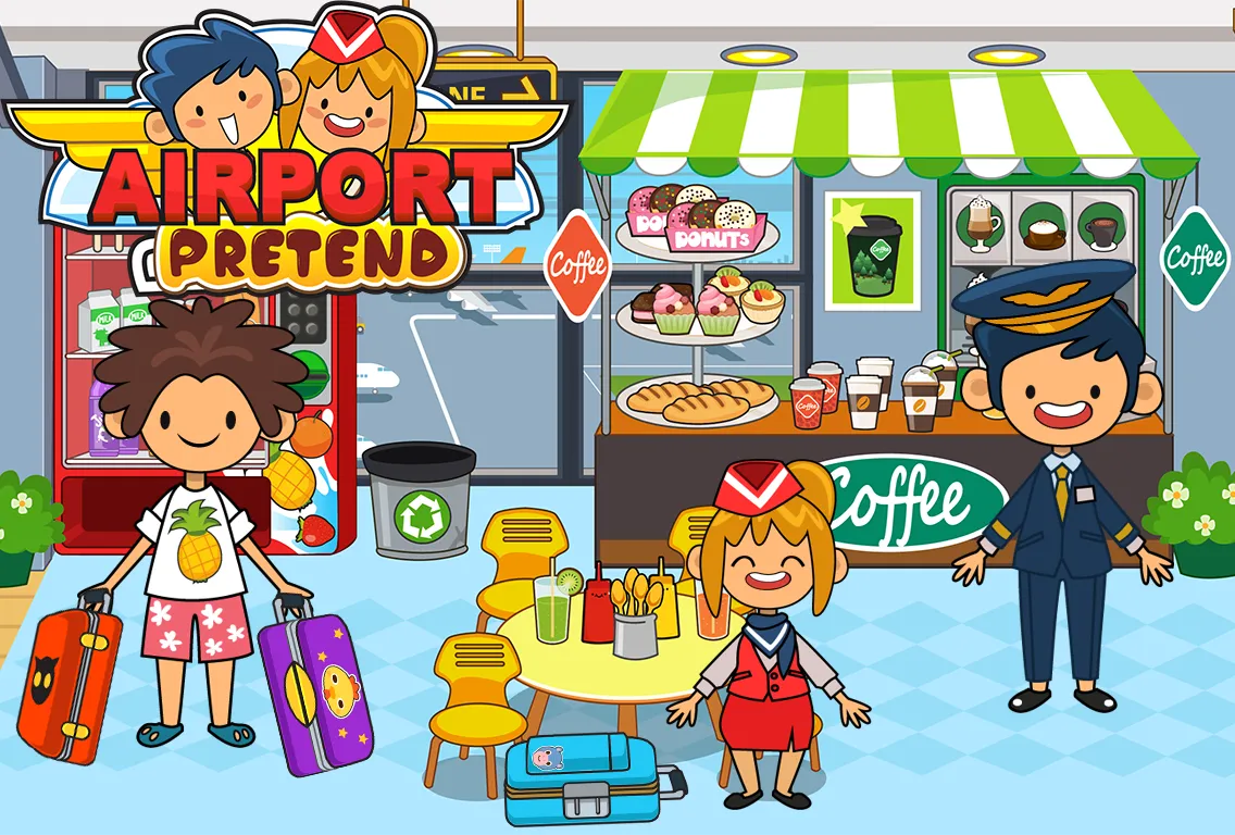 My Pretend Airport Travel Town | Indus Appstore | Screenshot