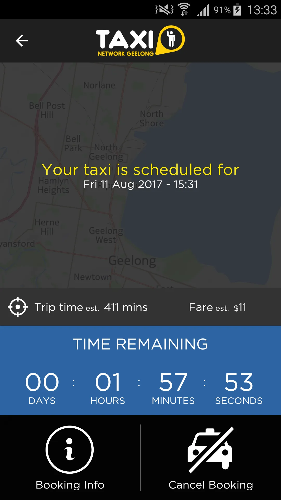 Geelong Taxi Network | Indus Appstore | Screenshot