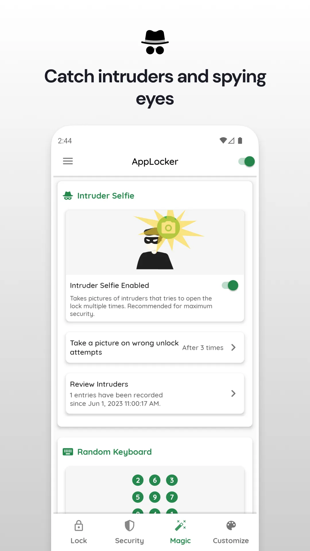App Lock: Fingerprint, Pattern | Indus Appstore | Screenshot