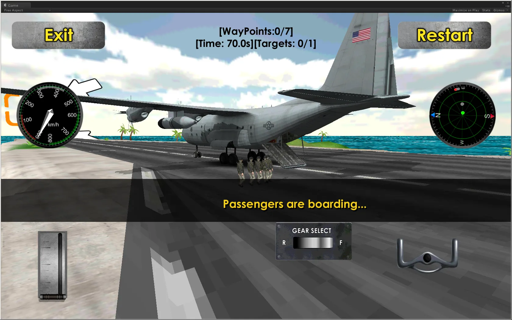 Flight Sim: Transport Plane 3D | Indus Appstore | Screenshot