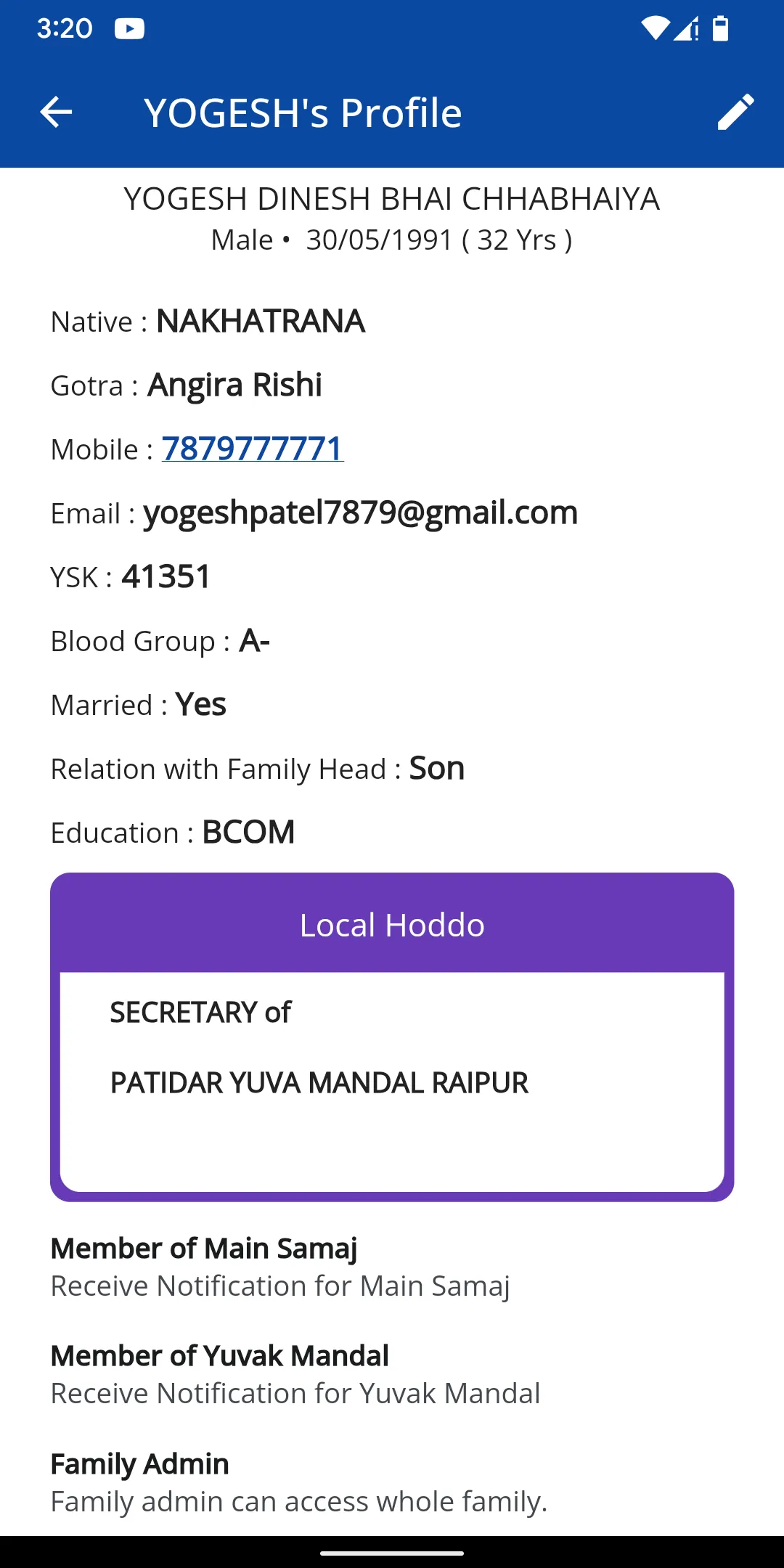 Raipur KKP Samaj | Indus Appstore | Screenshot