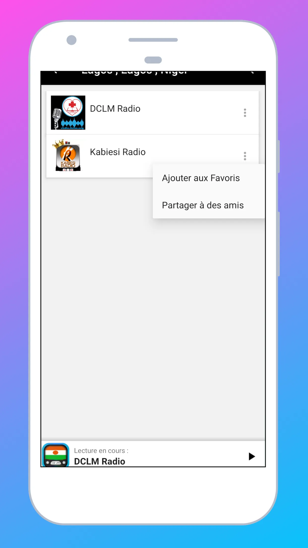 Radio Niger + Radio Niger FM | Indus Appstore | Screenshot