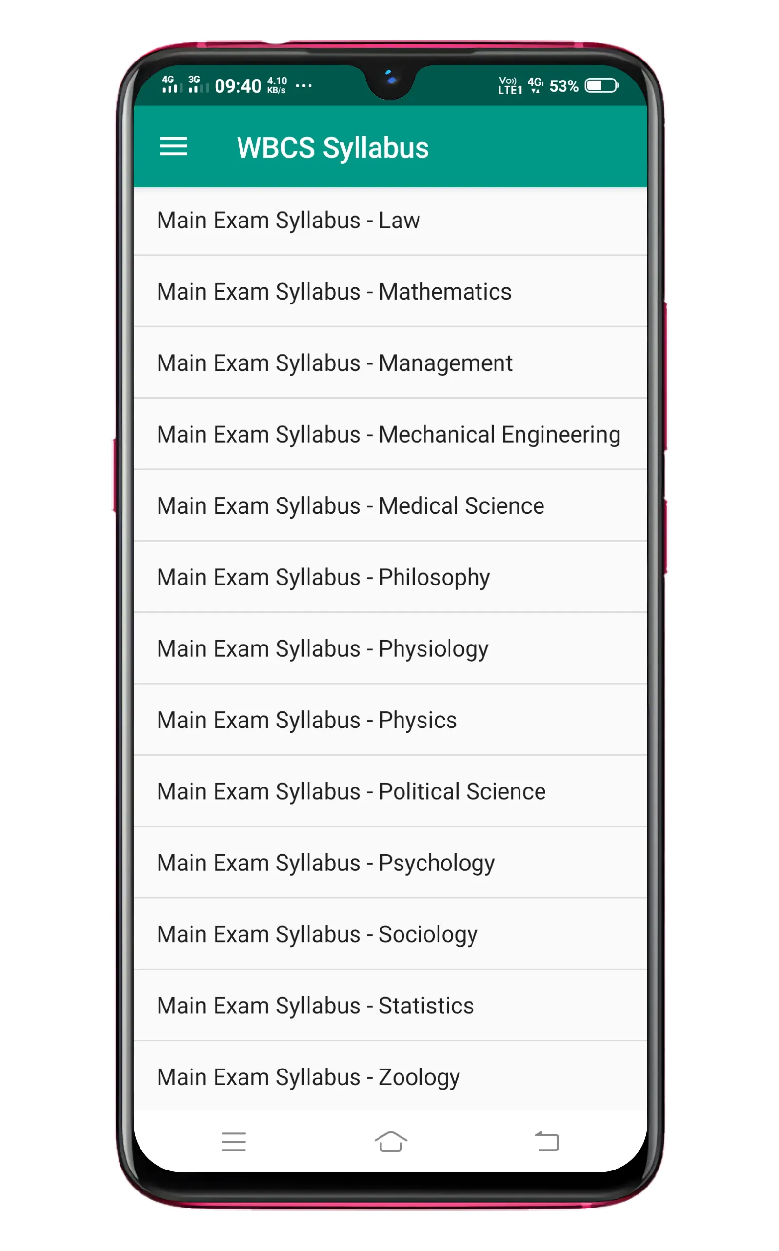 WBCS Syllabus 2022 | Indus Appstore | Screenshot