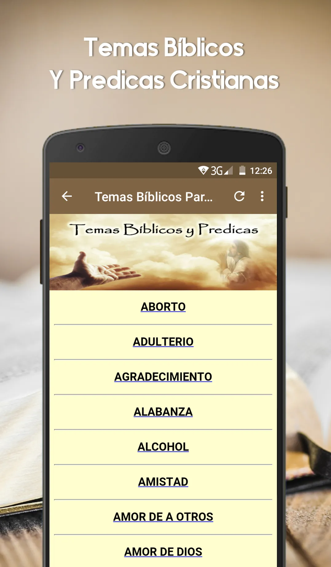 Temas Bíblicos y Predicas | Indus Appstore | Screenshot