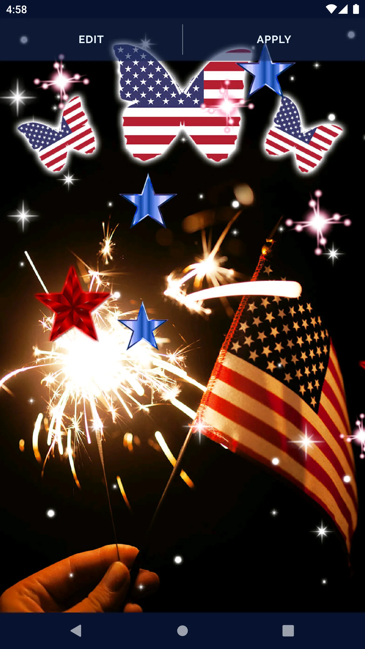 4th of July Live Wallpaper | Indus Appstore | Screenshot