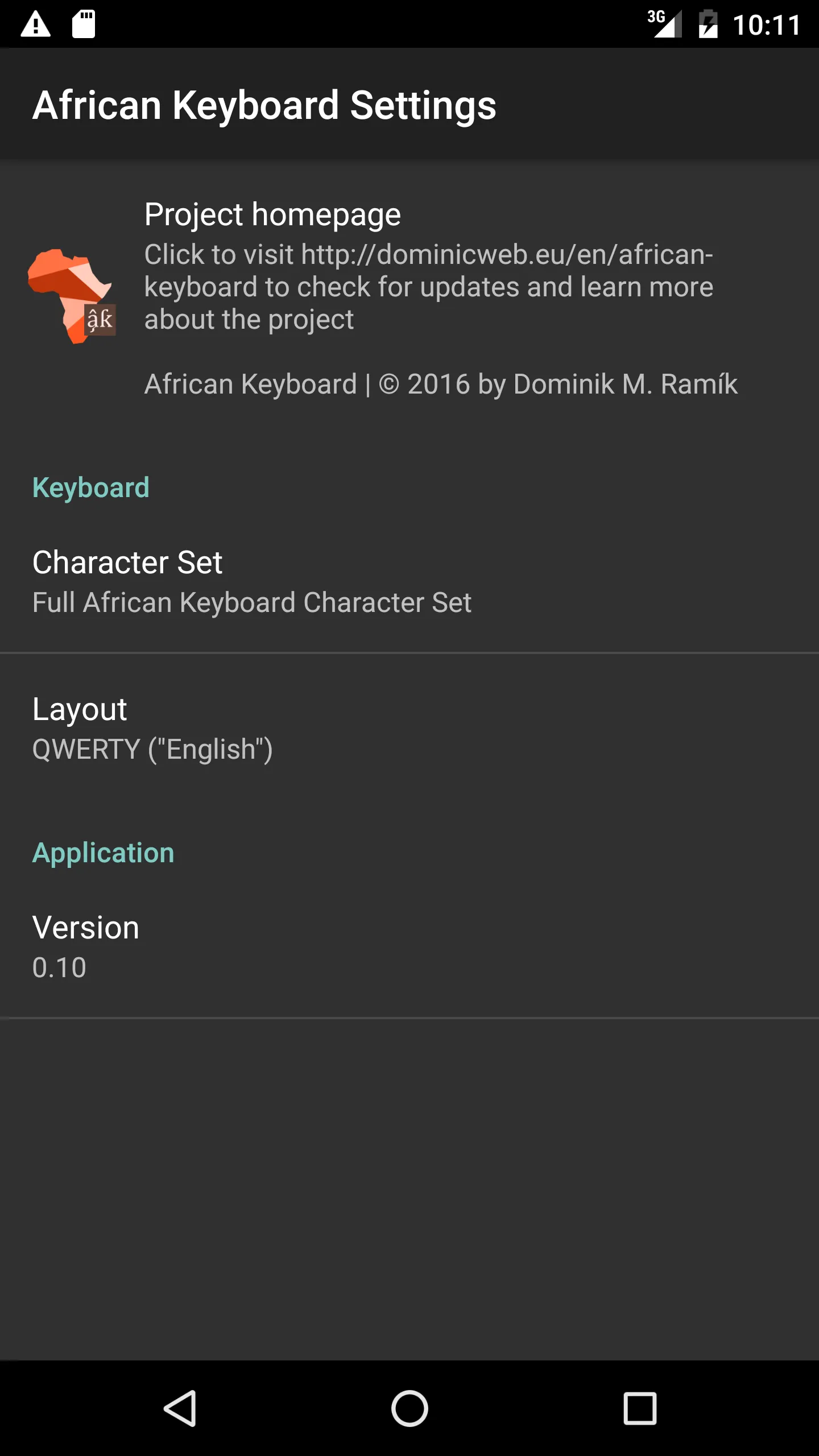 African Keyboard | Indus Appstore | Screenshot