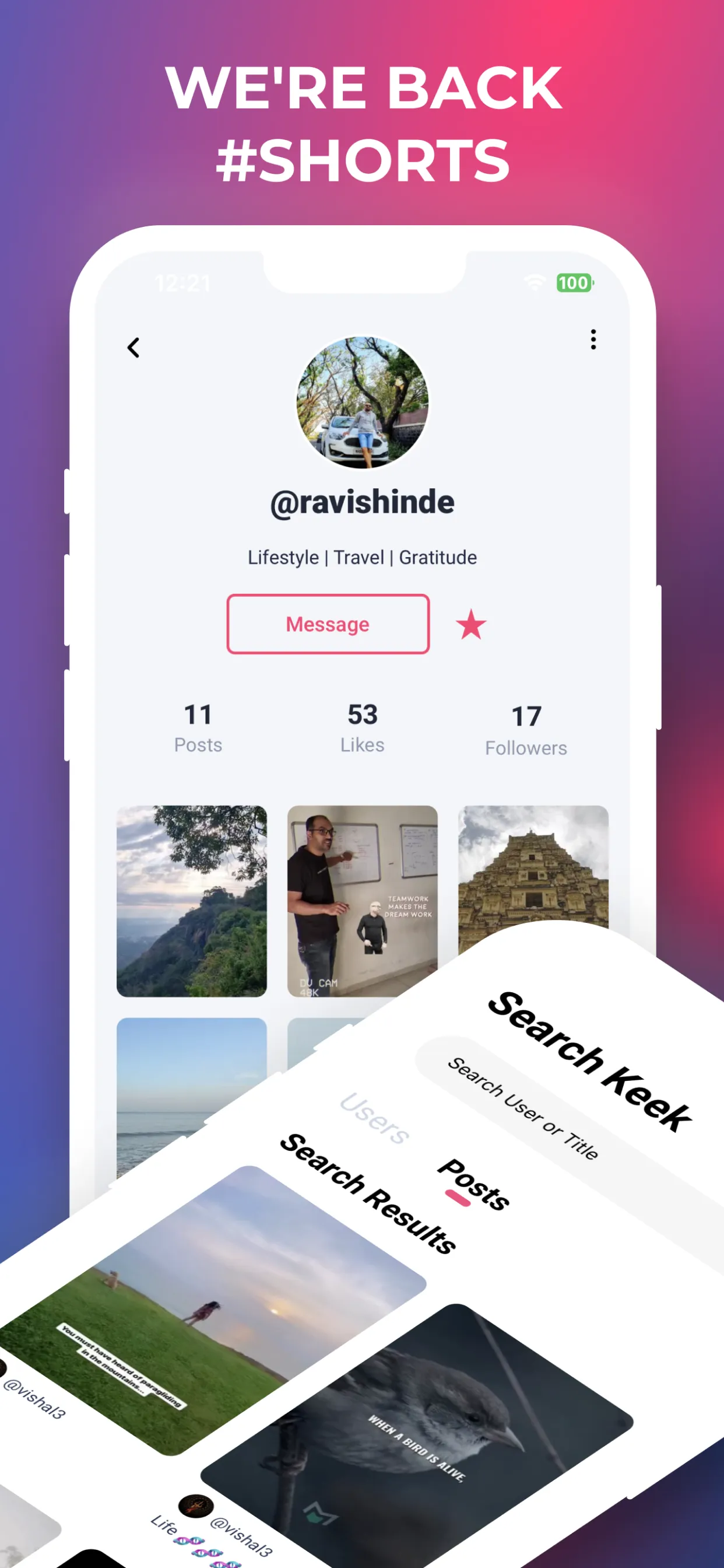 Keek | Indus Appstore | Screenshot