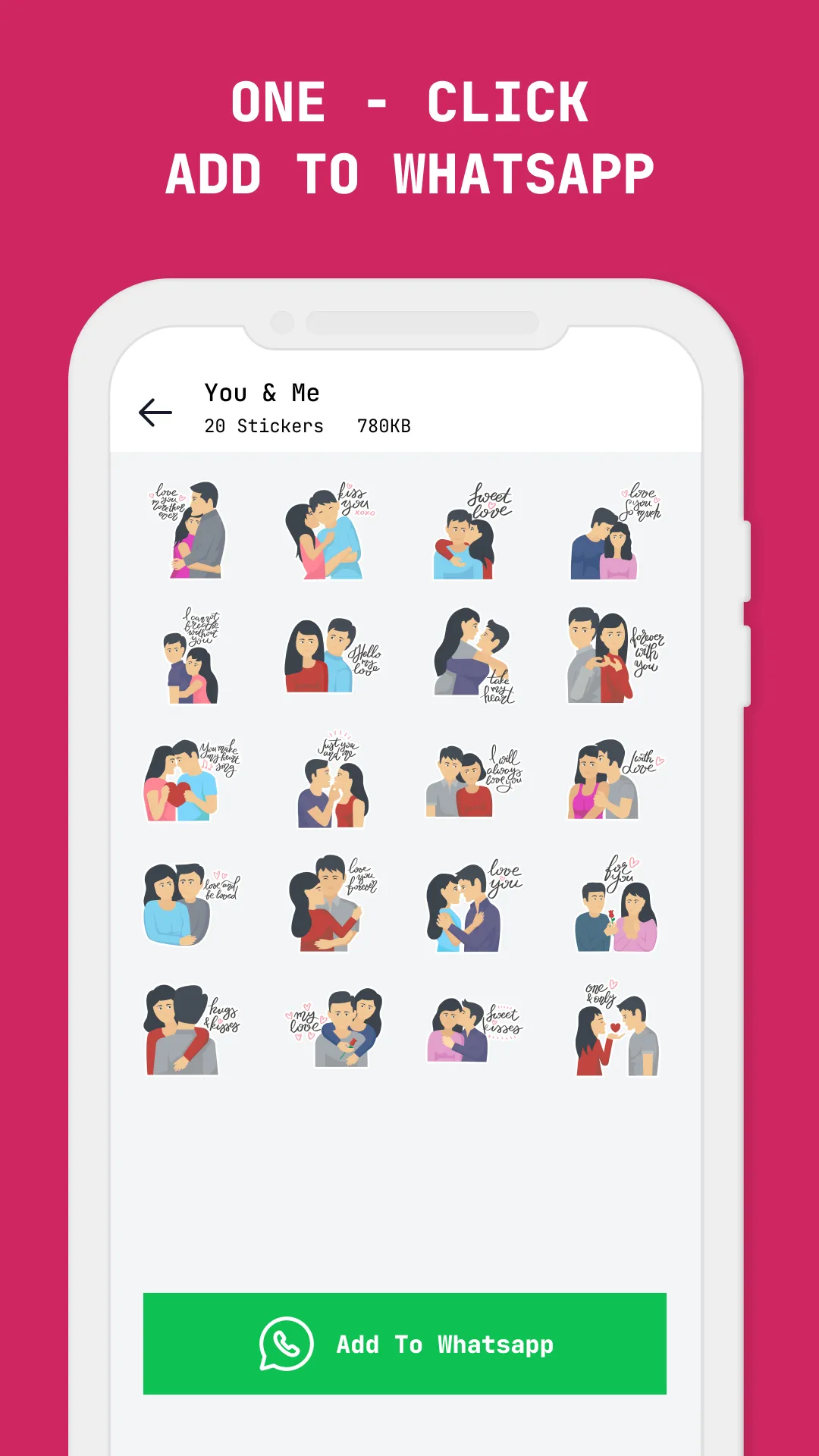 Love Stickers - WASticker | Indus Appstore | Screenshot