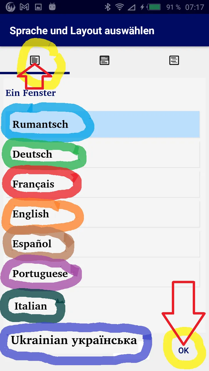 Rumantsch ladin Deutsch Eng Fr | Indus Appstore | Screenshot