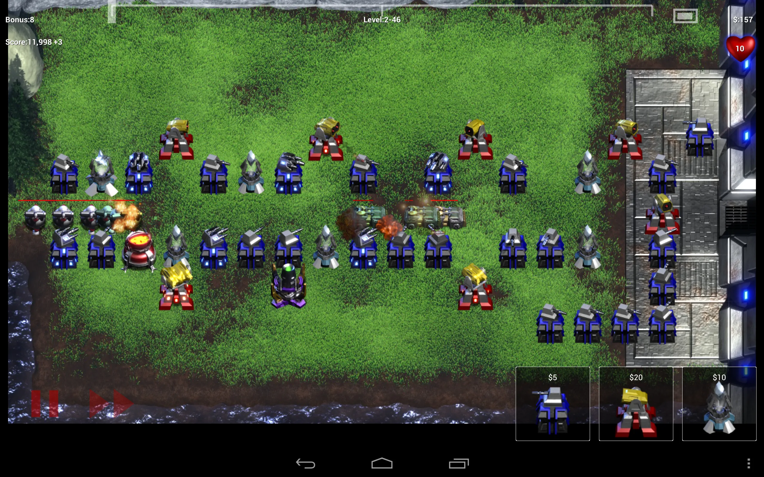 Robo Defense FREE | Indus Appstore | Screenshot