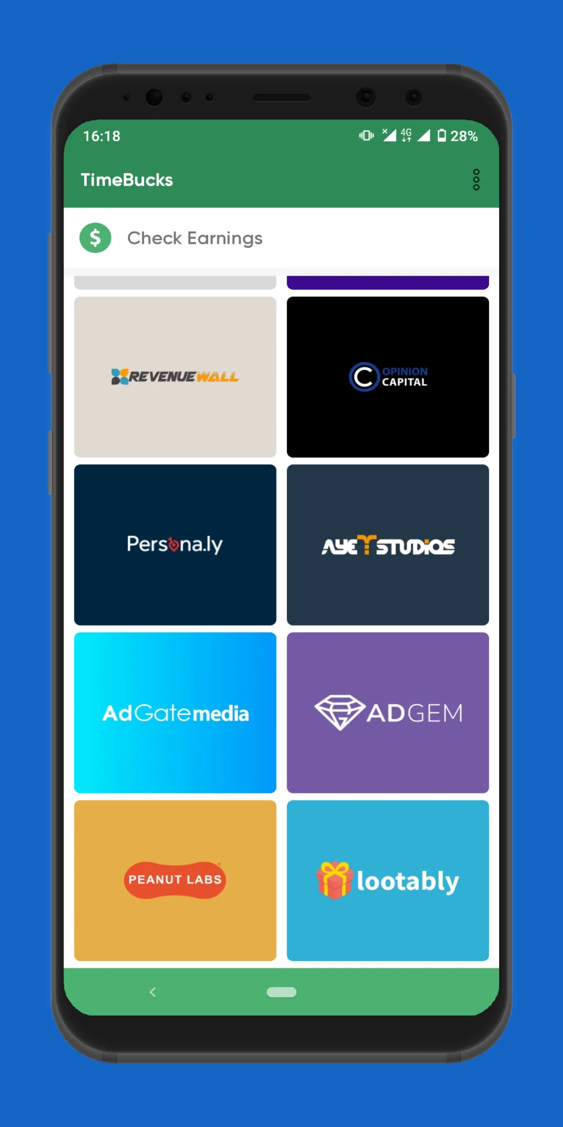 TimeBucks | Indus Appstore | Screenshot