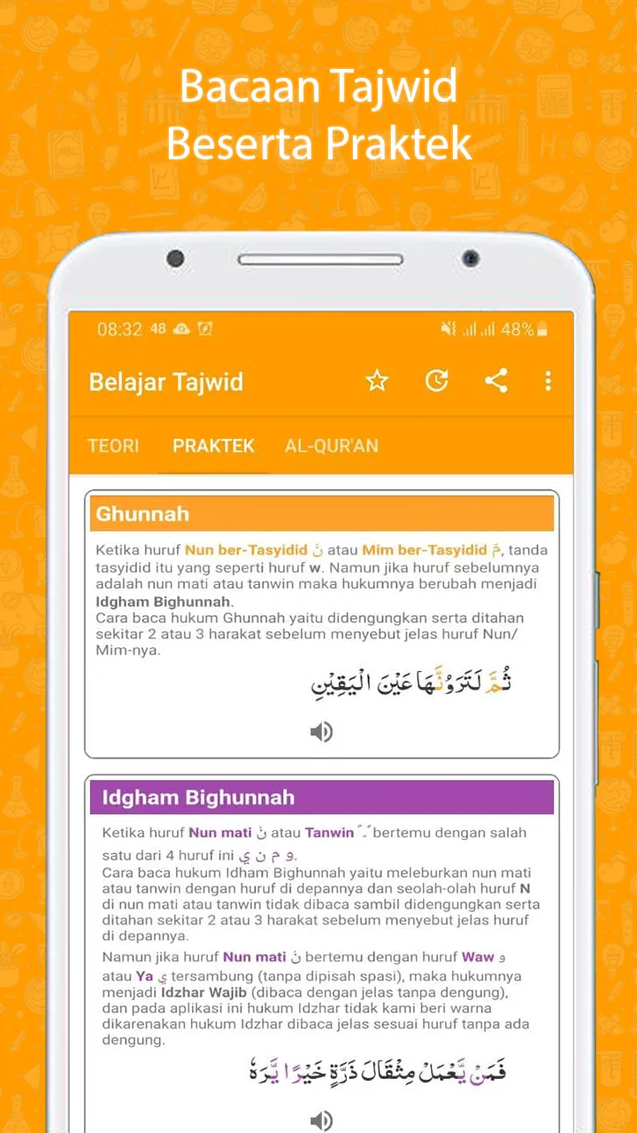 Belajar Tajwid, Al-Quran - mp3 | Indus Appstore | Screenshot