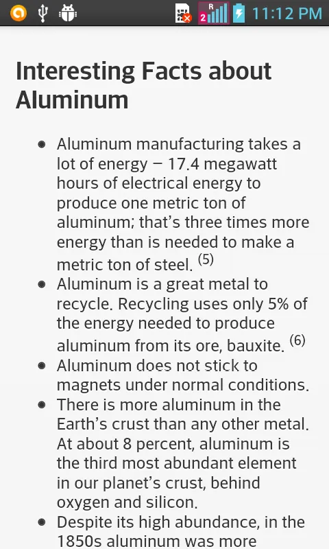 Chemical Element Dictionary | Indus Appstore | Screenshot