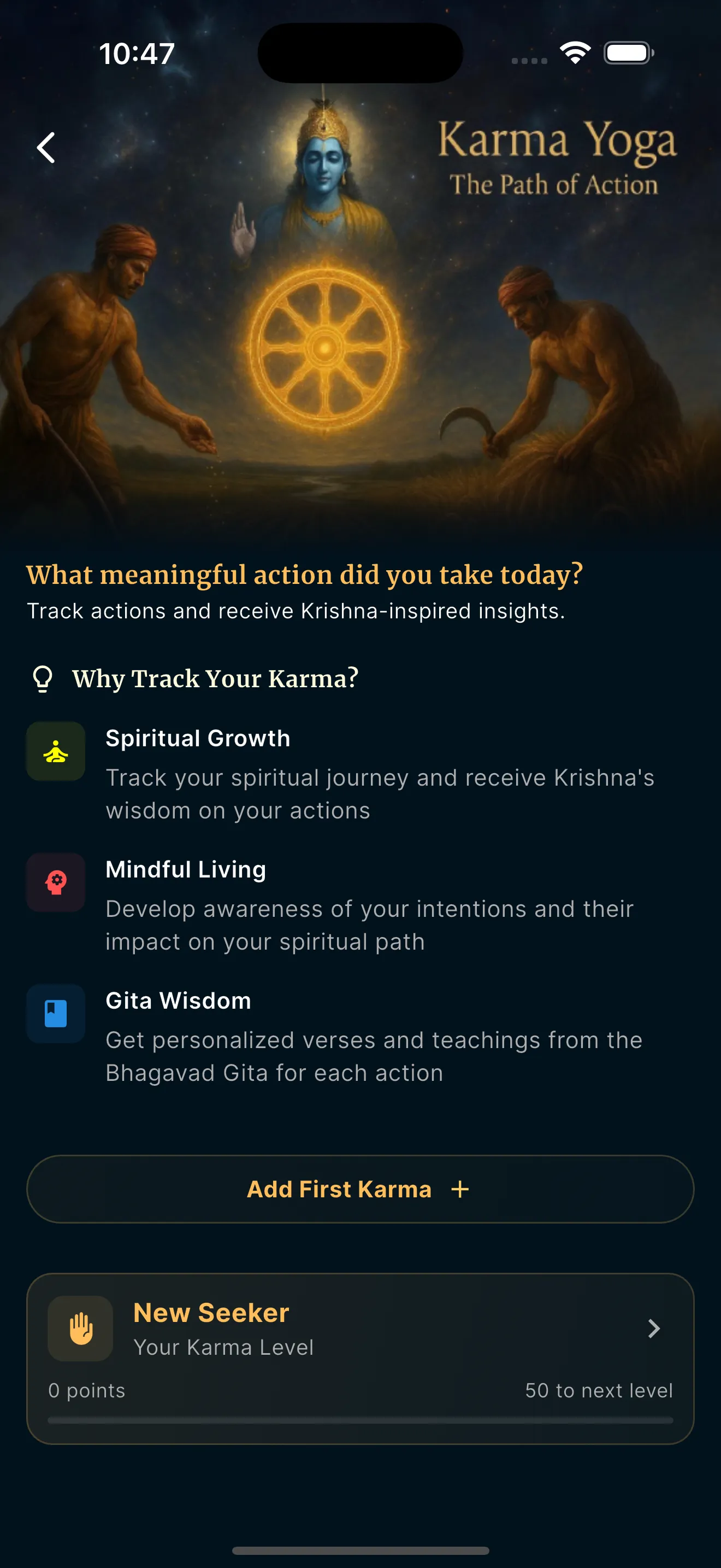 Ask Krishna AI - Bhagavad Gita | Indus Appstore | Screenshot