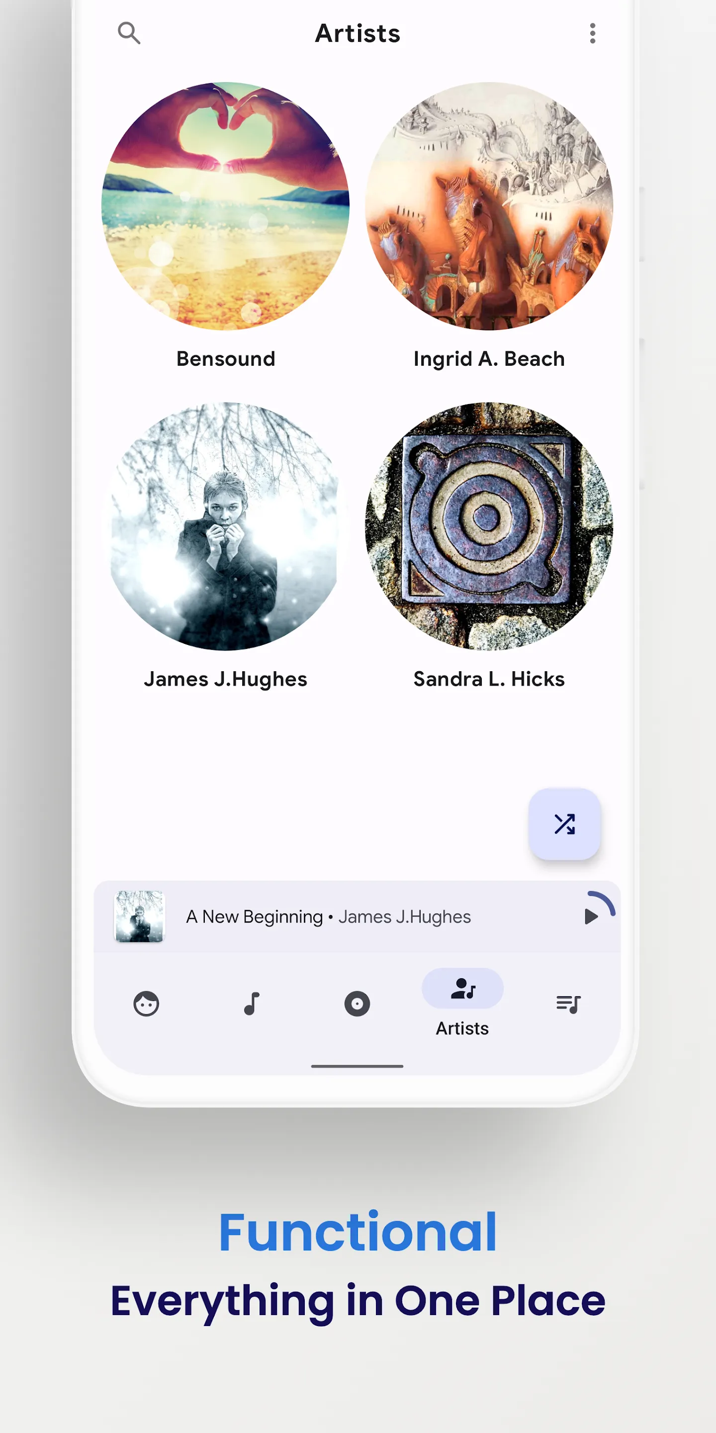 Flux Music Player | Indus Appstore | Screenshot