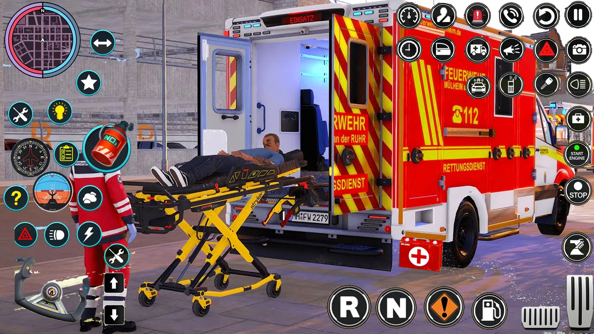 US Ambulance Simulator Games | Indus Appstore | Screenshot