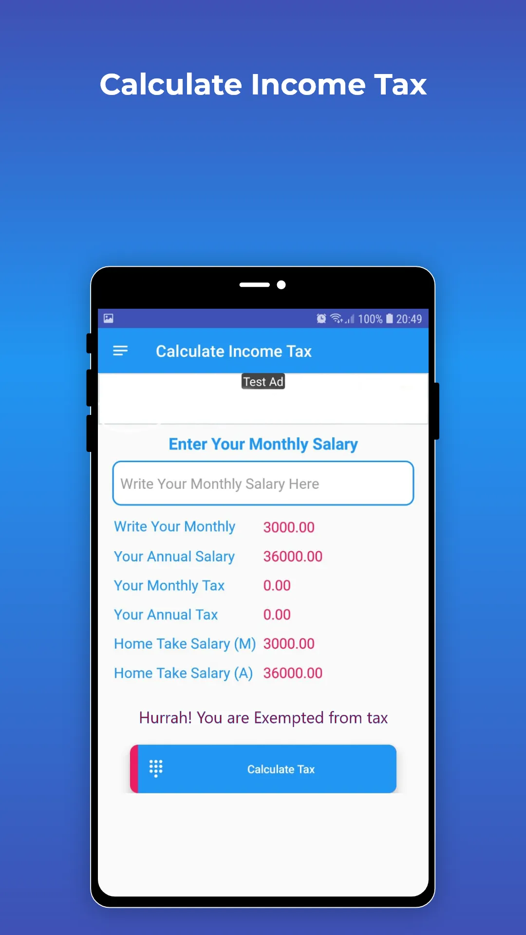 Tax Calculator & ATL Status | Indus Appstore | Screenshot