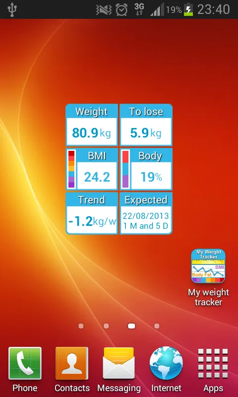 My Weight Tracker, BMI | Indus Appstore | Screenshot