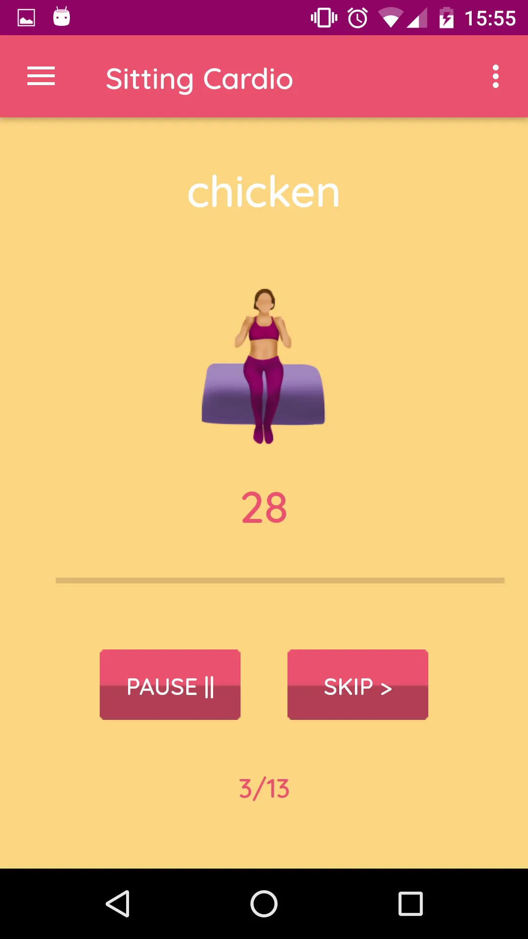 Sitting Cardio | Indus Appstore | Screenshot