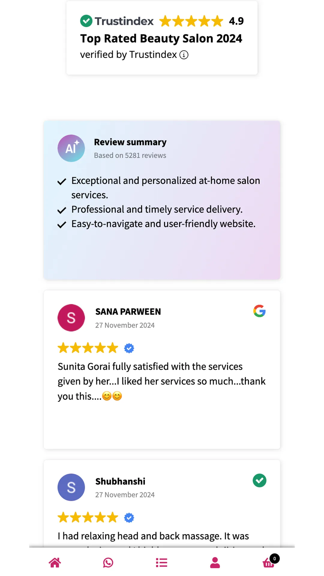 Beautyklove - Salon at Home | Indus Appstore | Screenshot