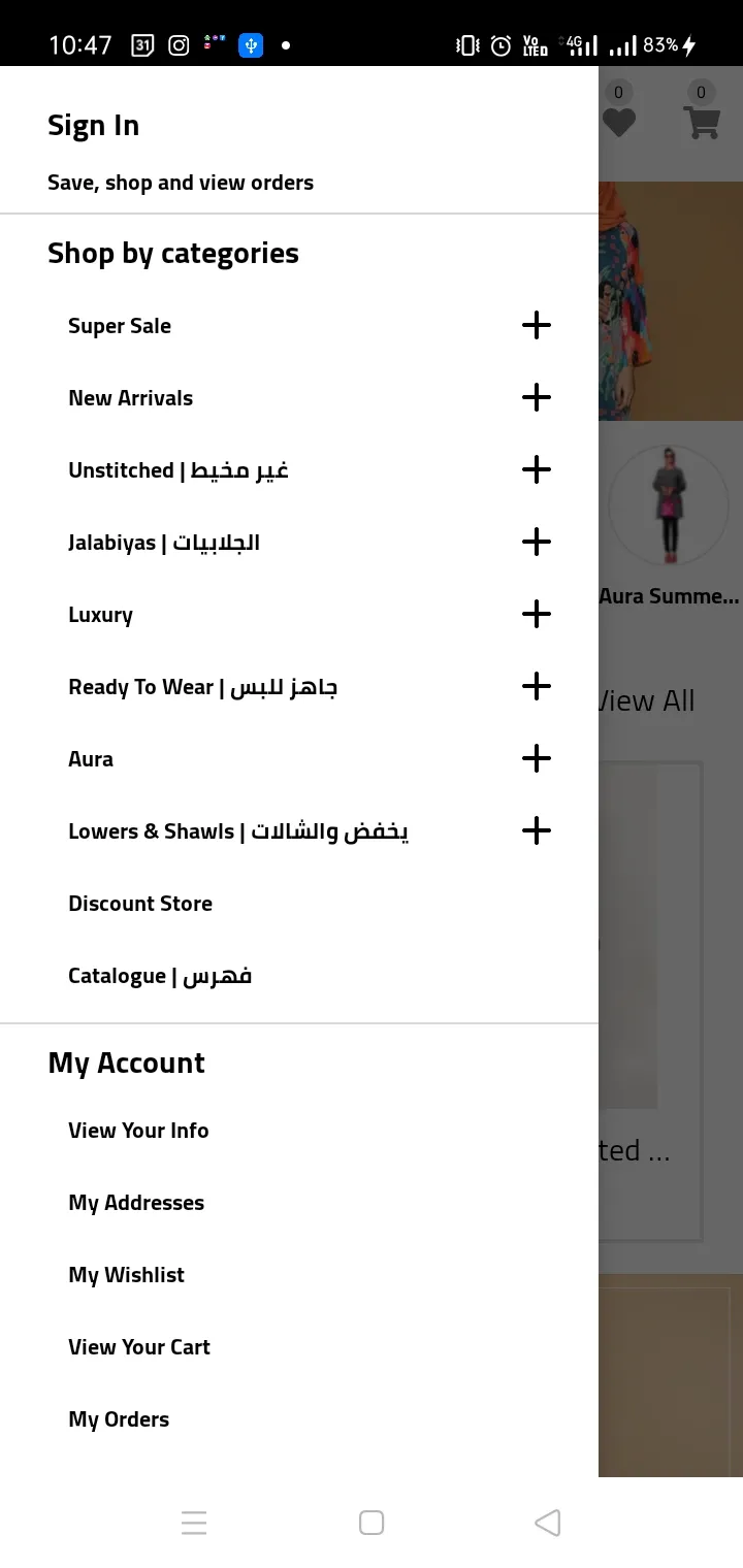 Nishat Linen UAE Shopping App | Indus Appstore | Screenshot