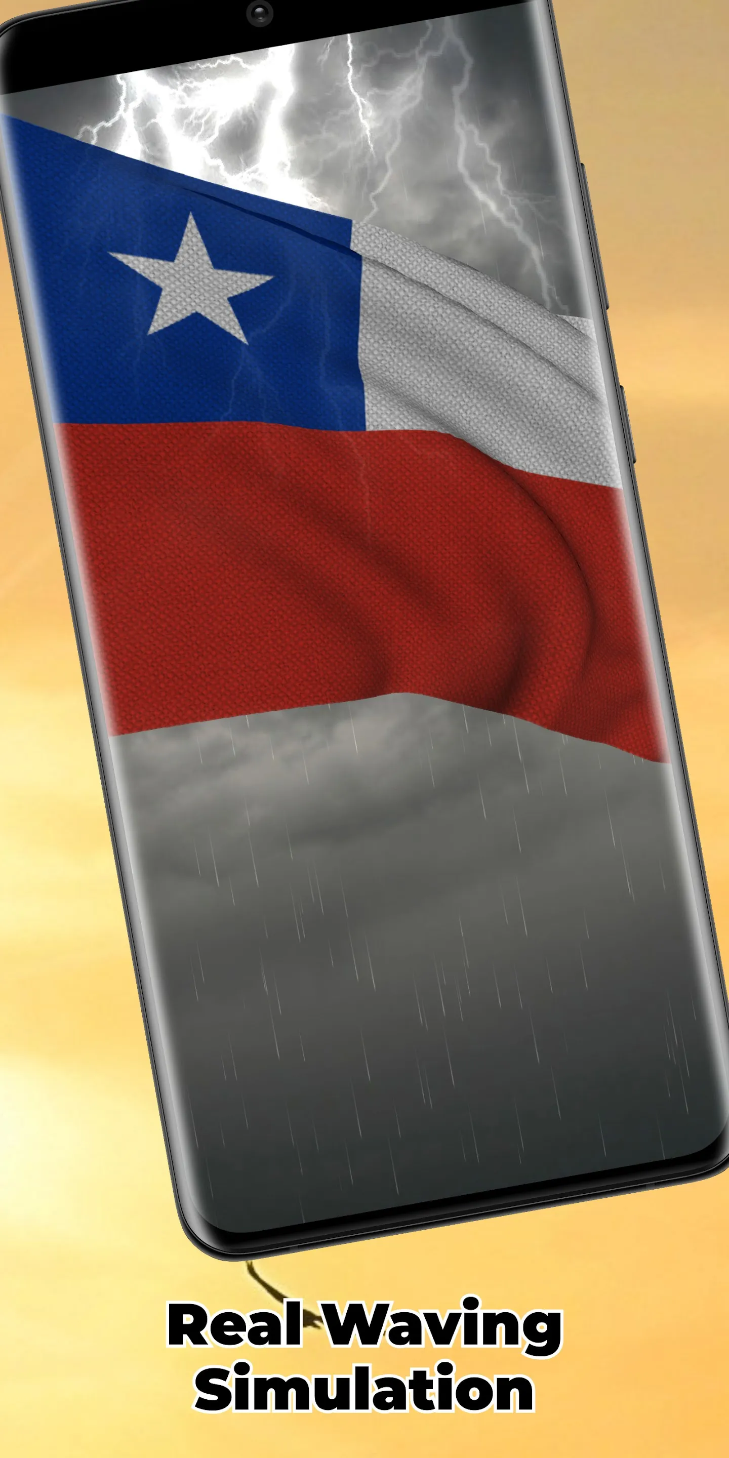 Chile Flag Live Wallpaper | Indus Appstore | Screenshot