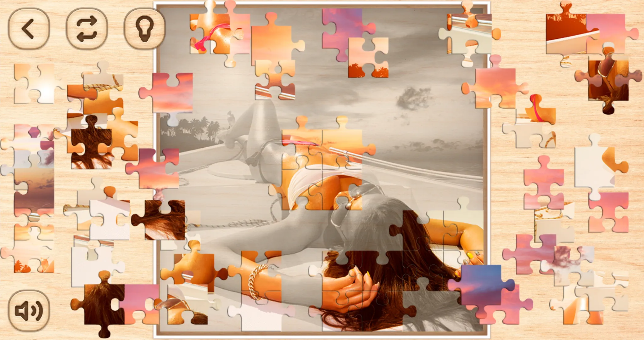 Beautiful Girls Adult Puzzles | Indus Appstore | Screenshot