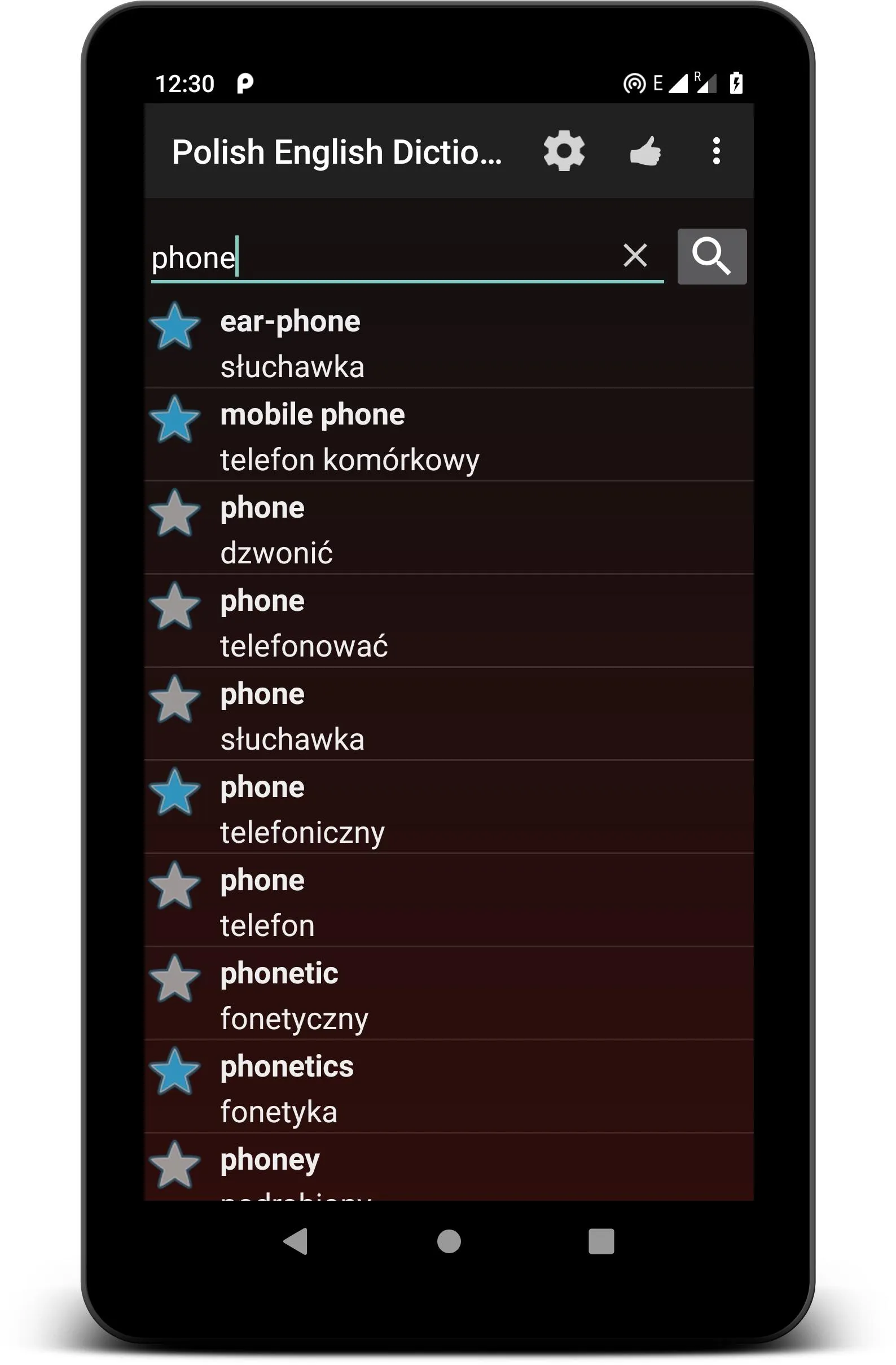 English Polish Dictionary OFFL | Indus Appstore | Screenshot